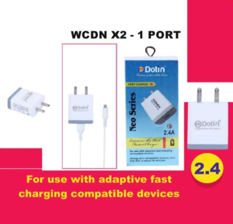 WCDN X2 - 1 PORT : USB 2.4 NEO SERIES +Data 
Cable