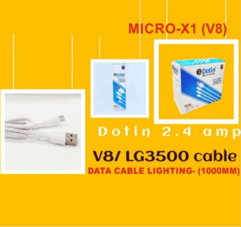 MICRO-X1 (V8) : DATA CABLE LIGHTING - 
(1000MM)