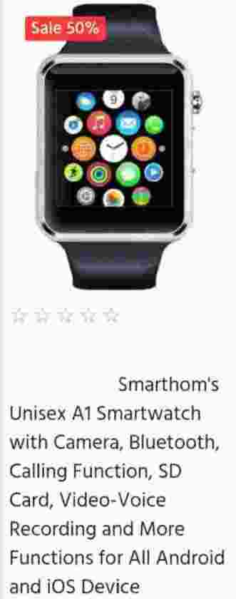 SMART WATCH ANDROID & IOS DEVICE